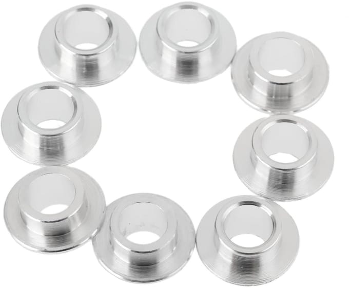 8 Stuks Rollafijn Tussenringen voor Skate Lagers 8mm - Universele Spacer Set