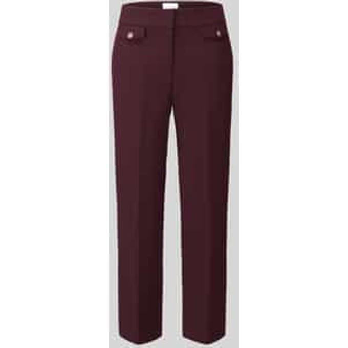 regular fit broek met viscose, model 'ALARA'