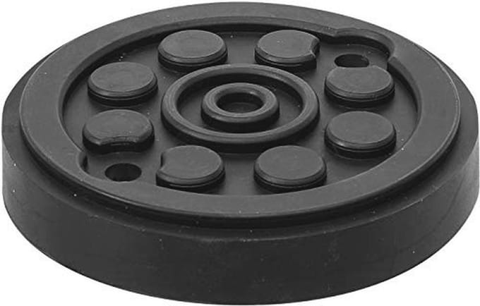 Rubberschijf voor hefplatforms - Ø 120 mm, binnendiameter 113 mm, hoogte 23 mm, ShA 85°