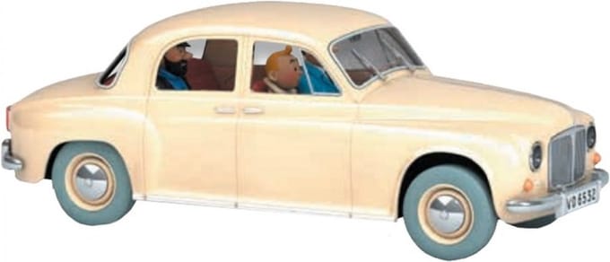 Kuifje Moulinsart Auto 1/24 - De Rover voor Nyon - Tintin