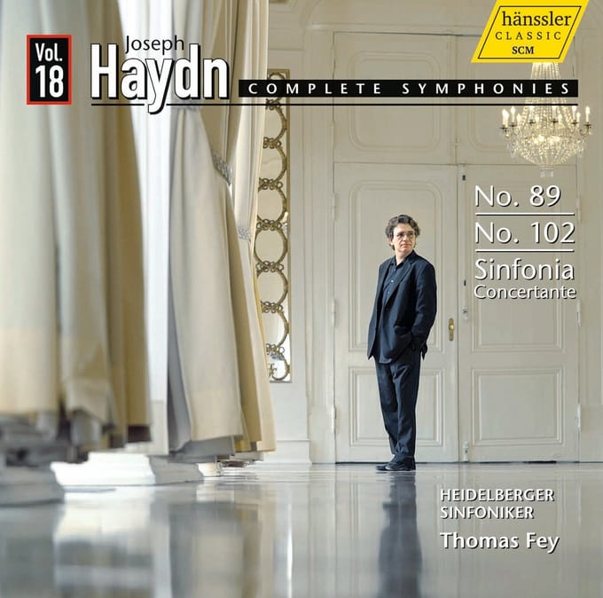 Heidelberger Sinfoniker, Thomas Fey - Haydn: Symphonies Nos. 89, 102, 105 (CD)