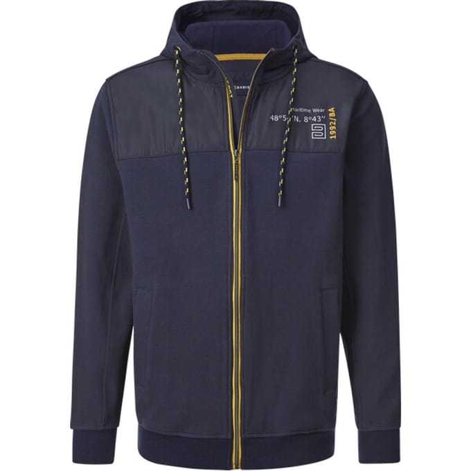 Babista herren Sweatvest - 60/62 - donkerblauw - Plus Size