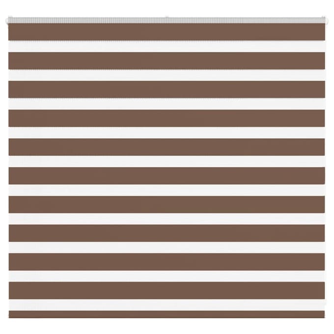 vidaXL - Zebra - rolgordijn - 165x100 - cm - stofbreedte - 160,9cm - polyester - bruin