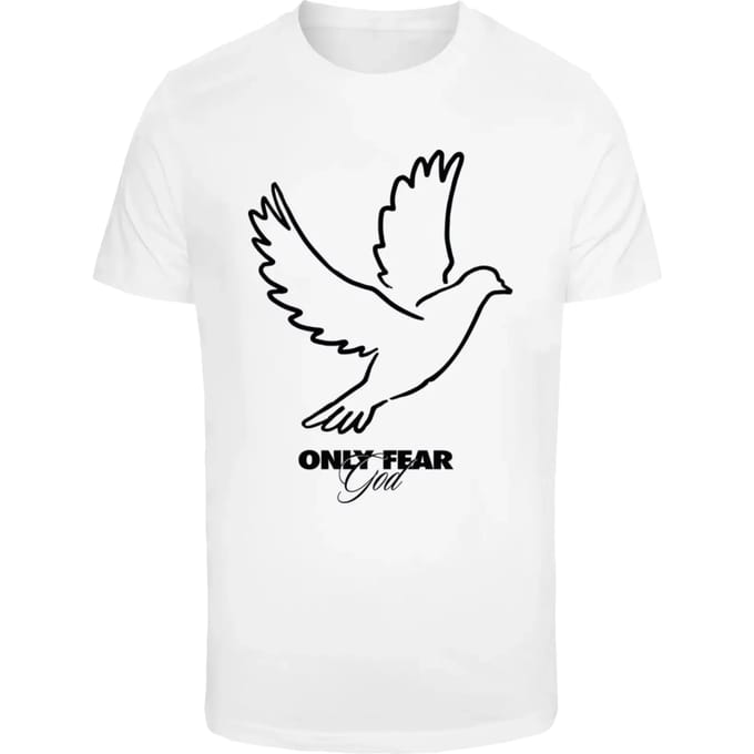 Mister Tee - Only Fear God Heren Tshirt - S - Wit
