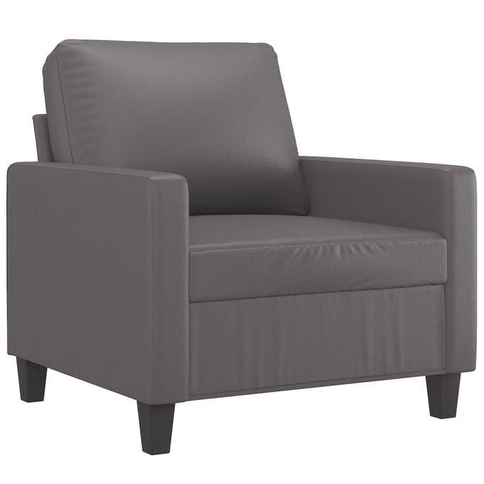 vidaXL - 4-delige - Loungeset - met - kussens - kunstleer - bruin