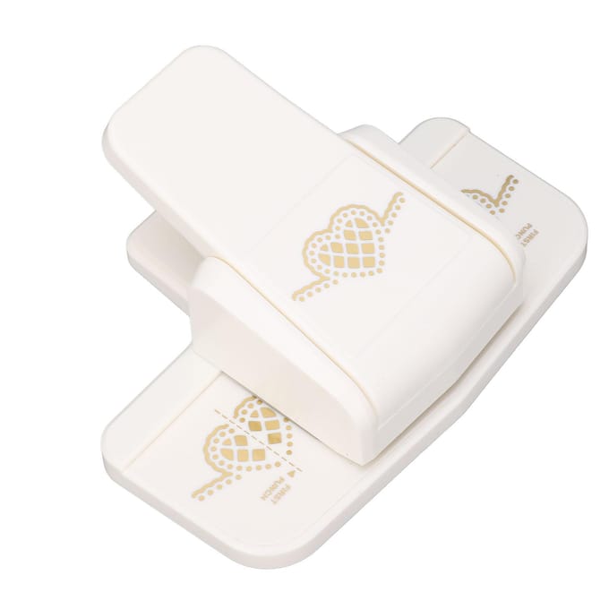 Craft Ponsen Succes Tool Schattig Multifunctioneel Draagbaar Papier Randen Pons Tool voor Scrapbook white