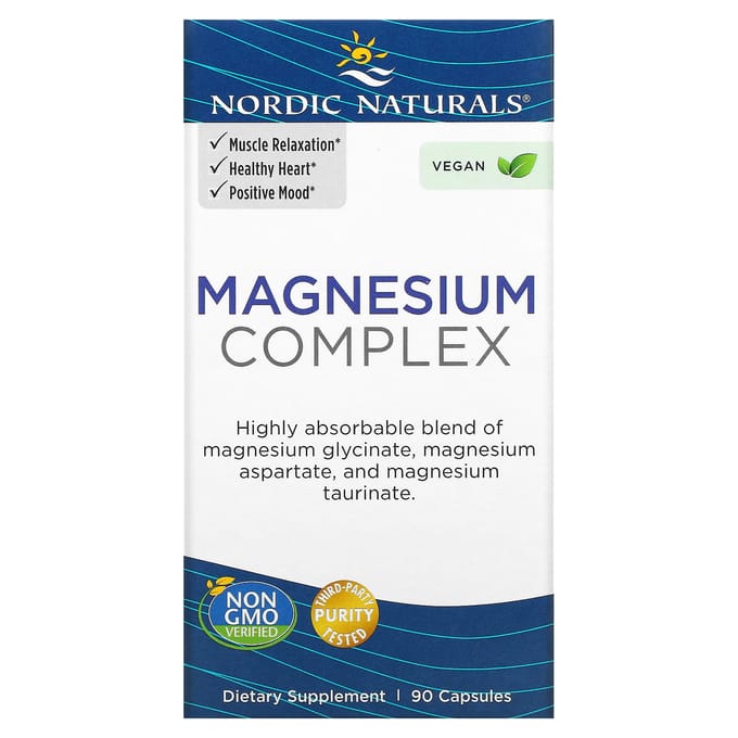 Nordic Naturals, Complexe de magnésium, 90 capsules