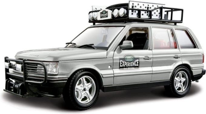 Bburago Range Rover Safari - Modelauto - Schaal 1:24 - Zilver