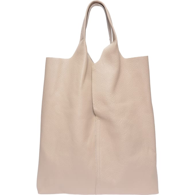 Anna Luchini Beige Rundleer Tas