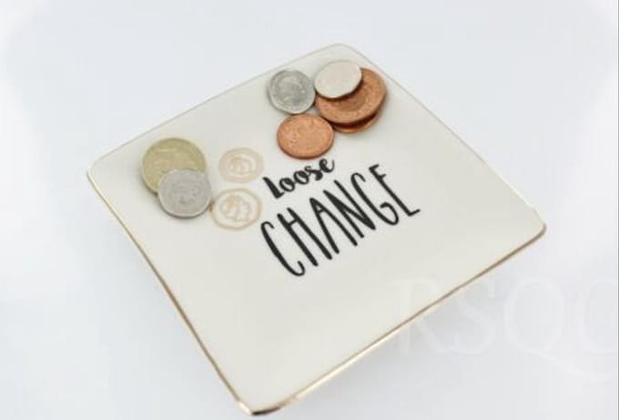 CGB LOOSE CHANGE Keys Ceramic Dish