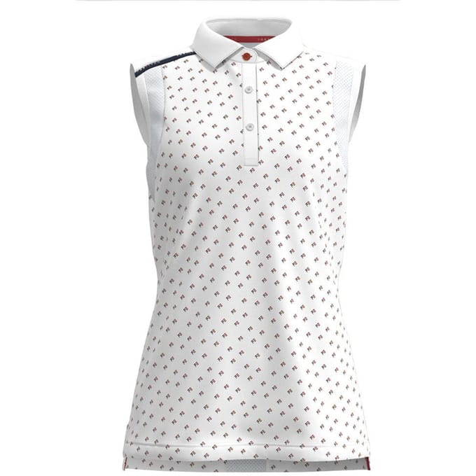 Forelson Dames/Dames Buckland Patroon Poloshirt (Wit)