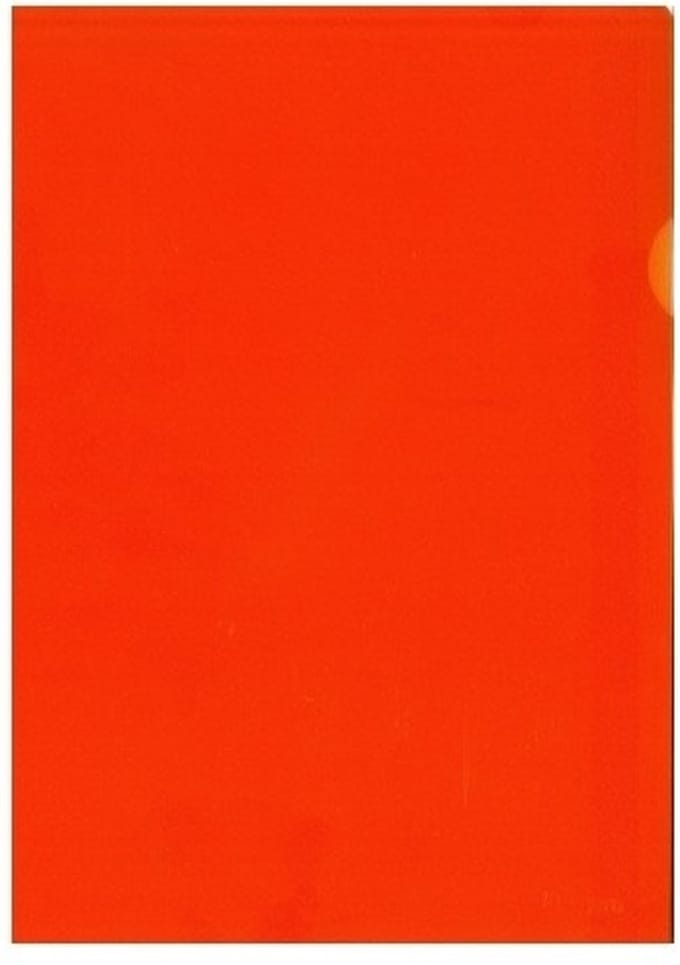 Kangaro Insteekmapjes - 30x stuks - oranje - A4 formaat - 21 x 30 cm - antistatisch