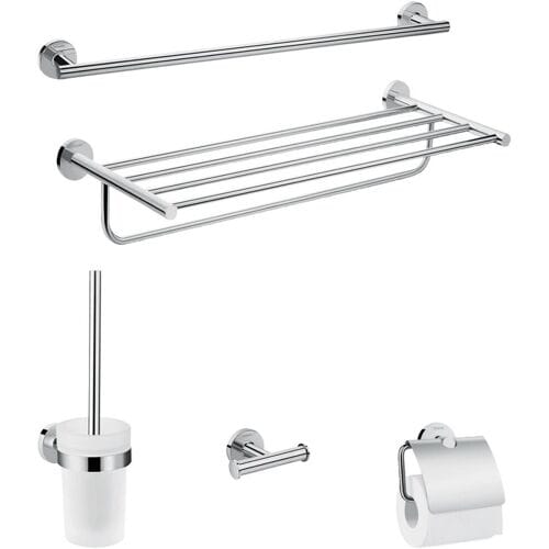 Hansgrohe Logis Universal Bathroom Accessory Set 5-piece 41728000