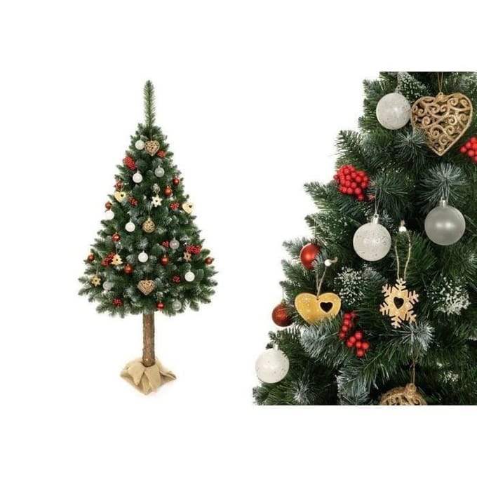 Kunstkerstboom - Modulair - 220 cm - Groen - PVC - Binnen groen