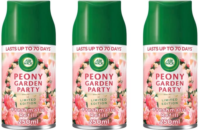 Airwick Freshmatic Max navulling Peony Garden Party 3 x 250 ml