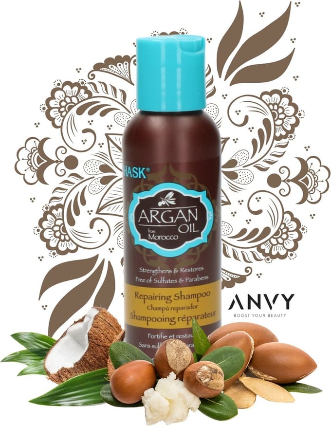 Hask Shampoo Argan Oil Repairing Shampoo Travelsize