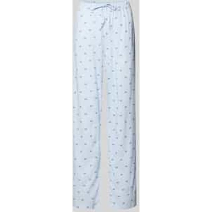 Pyjamabroek met print van viscose