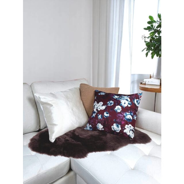 Gek op kussens! Sierkussen rohan white / silver | 45 x 45 cm | polyester