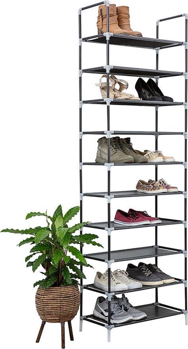 IVOL Deluxe Schoenenrek voor 20 paar - Zwart