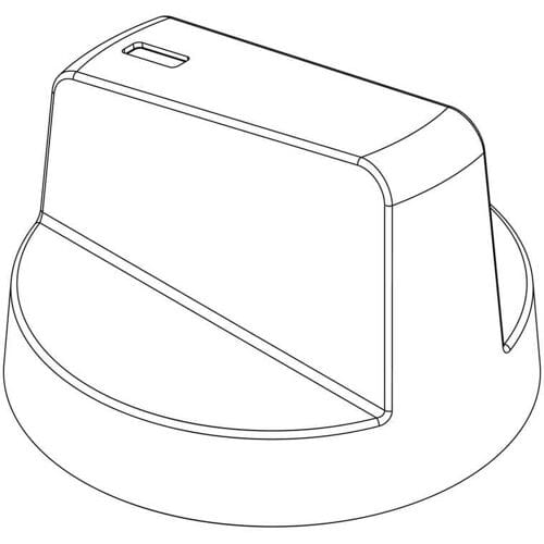 AEG knop, programmator, wit 140198810040