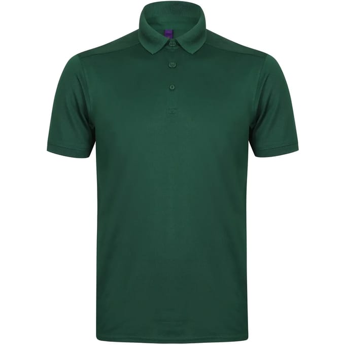 Stretch polyester polo Henbury
