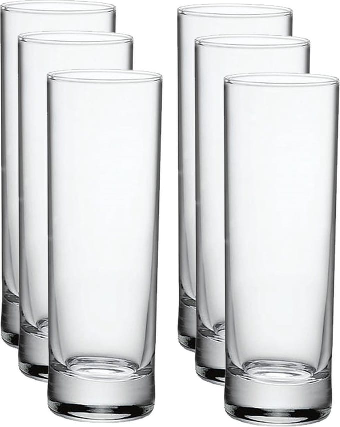 Bormioli Rocco Longdrink glazen Gina - 12x stuks - 28,7 cl/287 ml - water/sap/frisdrank