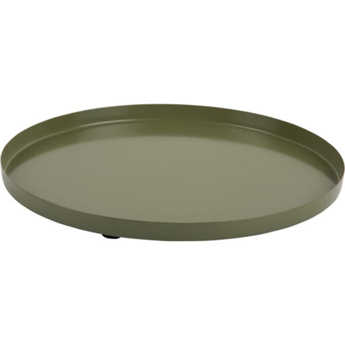 Present Time - Dienblad Servir Rond Extra Small - Army green