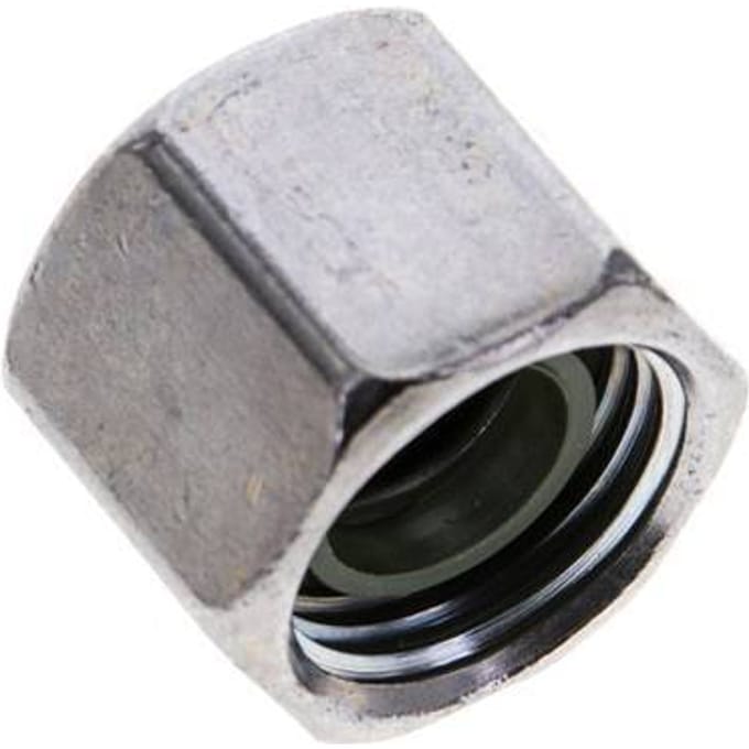 10 M16x1.5 End Cap Stalen FKM