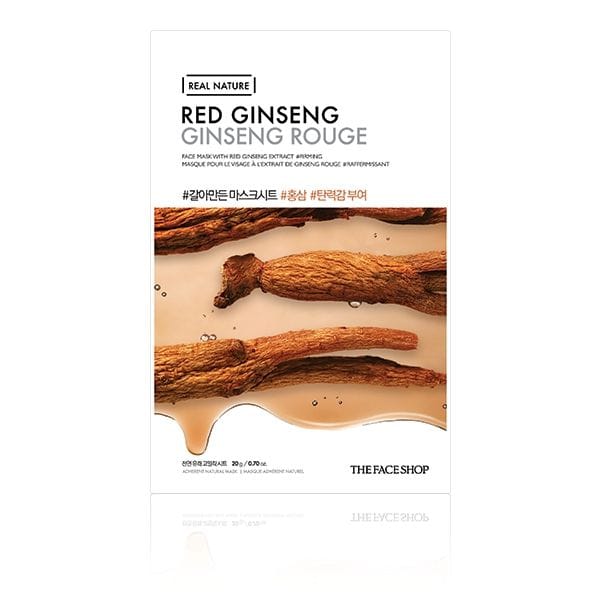 [PROMOTIE]THE FACE SHOP - Real Nature Face Mask - Red Ginseng - 1stuk