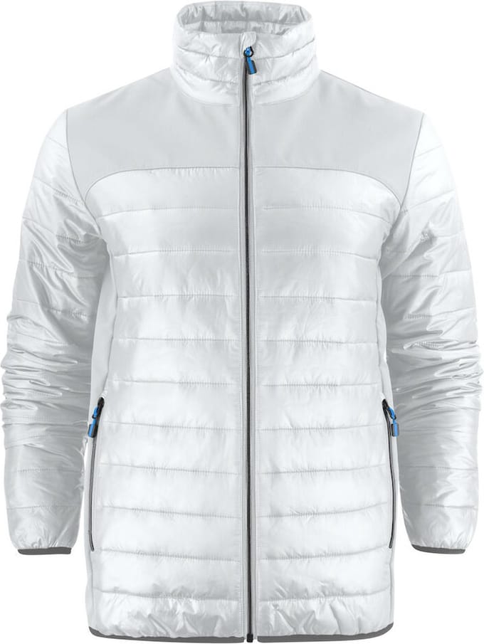 Printer Quilted Jas Expedition Man 2261057 Wit - Maat 4XL