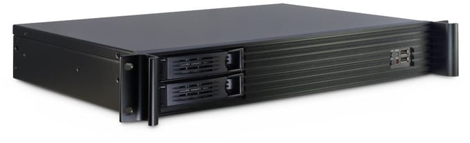Inter-Tech 1.5U-1528L - Case - Server (Rack) - Zwart