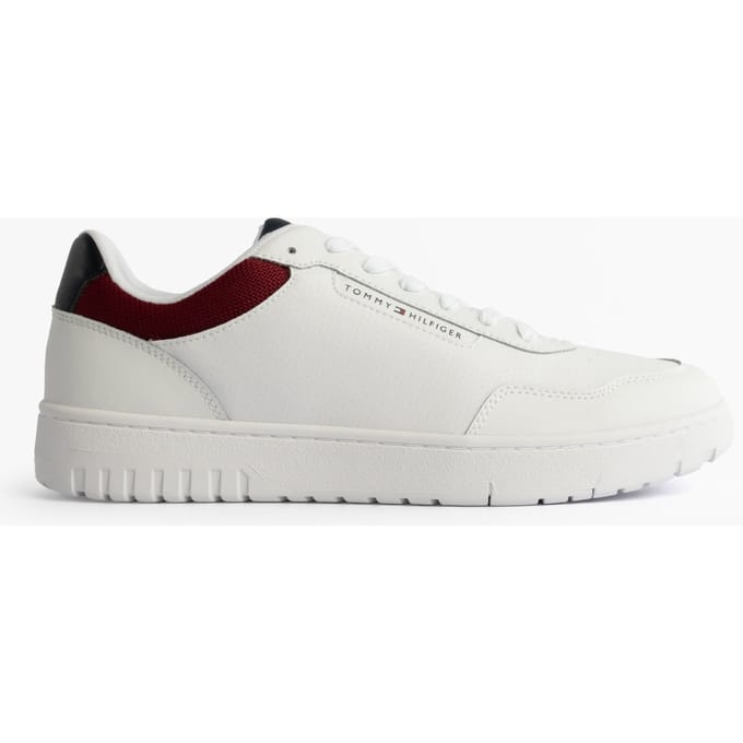 Tommy Hilfiger Th Basket Core Lth Heren Court Sneakers Rwb