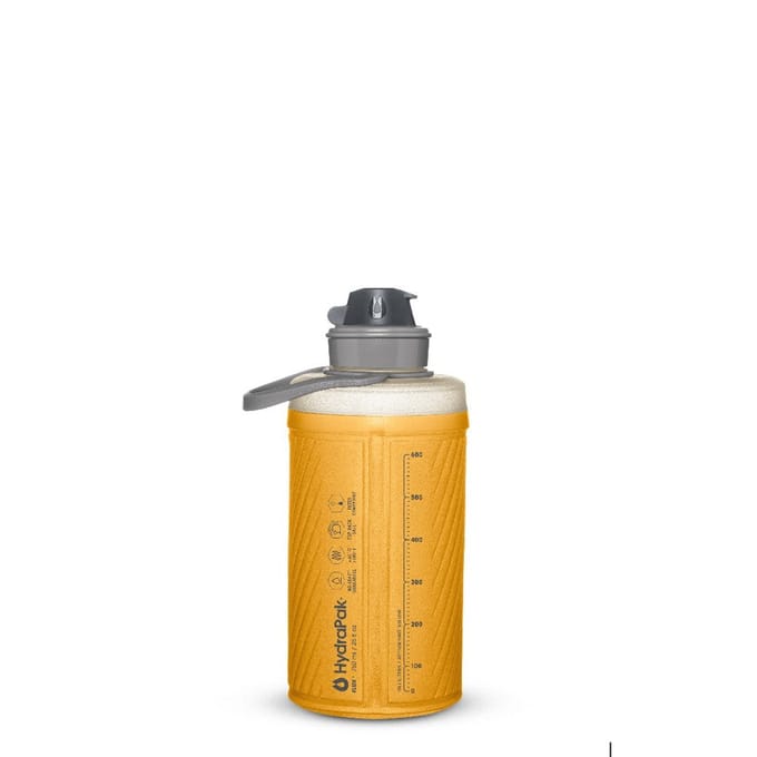 HydraPak Flux Opvouwbare Fles 750 ml - Goudgeel
