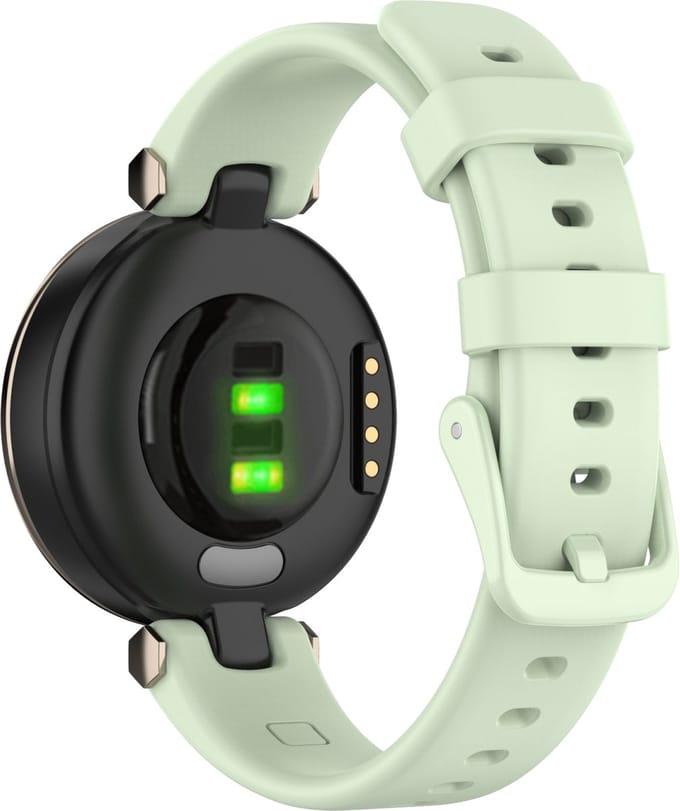 By Qubix - Siliconen bandje - Groen - Geschikt voor Garmin Lily
