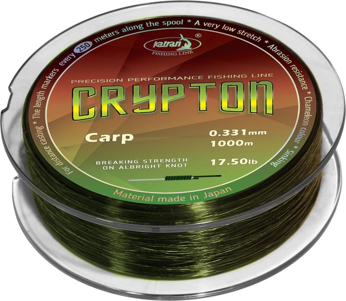 Crypton Carp 33/00 Onzichtbare Cameleon Lijn 1.000 meter Zinkende Vislijn Karperlijn Extra Strong