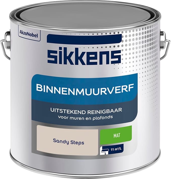 Sikkens - Binnenmuurverf Mat - Sandy Steps - Mengverf - 2,5 L