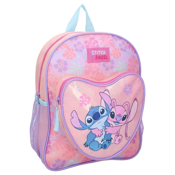 Disney Stitch True Hearts Rugzak - 30 x 25 x 11 cm - 8.3 L - Roze