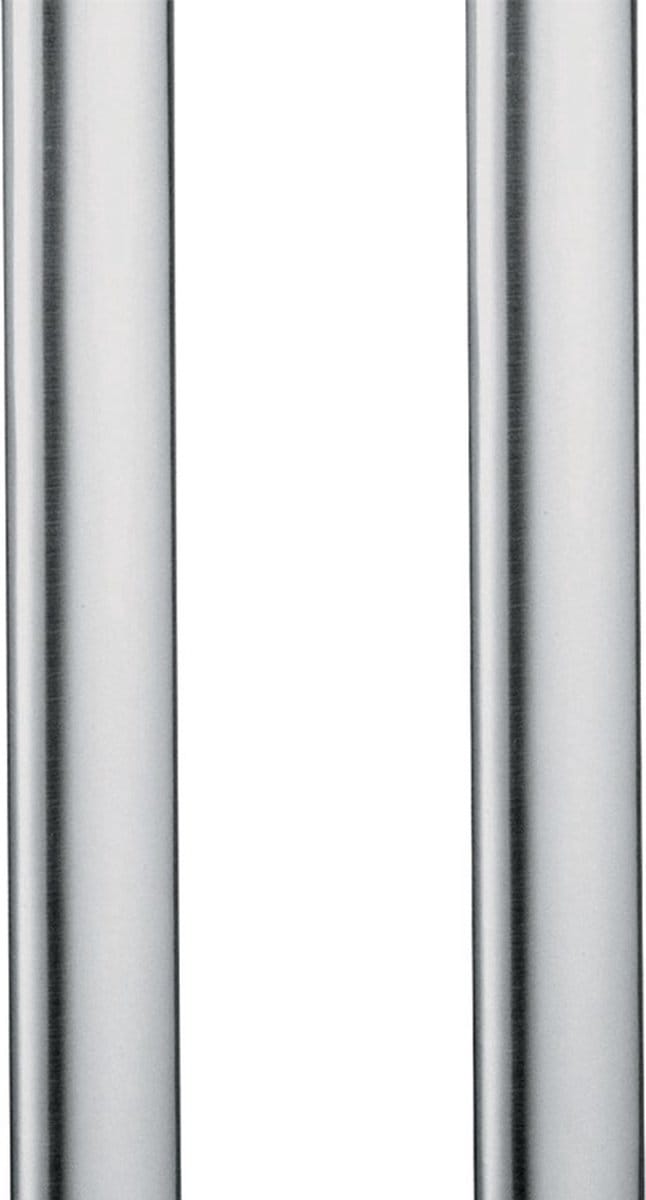 Hardbrass statief stoer RVS - 150cm hoog voor brievenbus