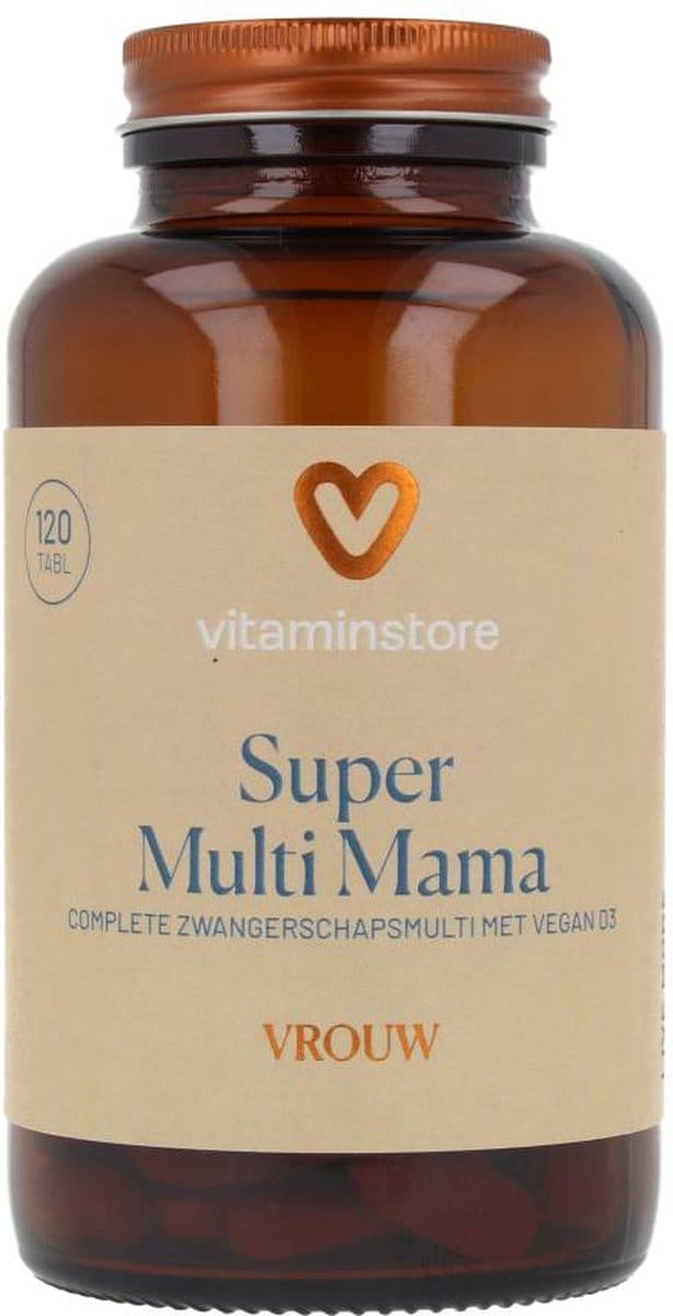 Vitaminstore - Super Multi Mama / Zwanger Multivitamine - 120 tabletten