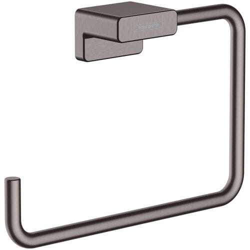 Hansgrohe AddStoris Q handdoekring - geborsteld zwart chroom (antraciet)