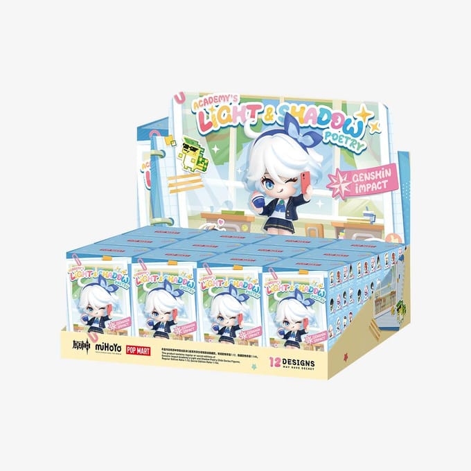 POP MART Genshin Impact Academy's Light and Shadow Poetry Chibi Serie Figuren Blind Box