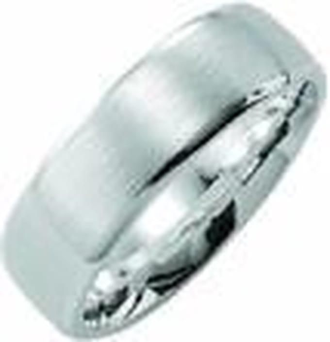 Kiss Me ring zilver mat-hoogglans KM119 maat 54