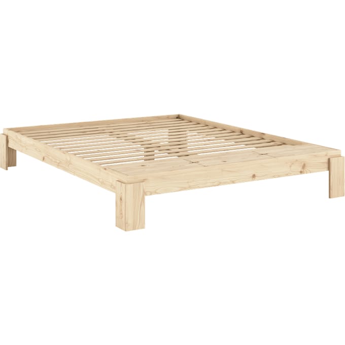 Karup Layers Bed Bench Clear - 101 clear lacquered - met hoofdeinde - 180 x 200 cm