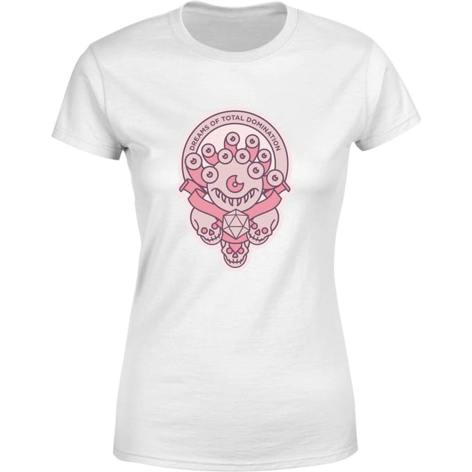 Dungeons & Dragons Beholder Dreams Women's T-Shirt - Wit - XS