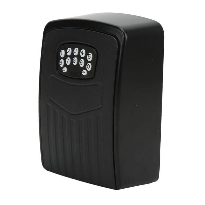 Slimme Sleutelkluis Dynamisch Wachtwoord Bluetooth APP Afstandsbediening Hoge Veiligheid IPx5 Waterdicht voor Sleutelopslag black