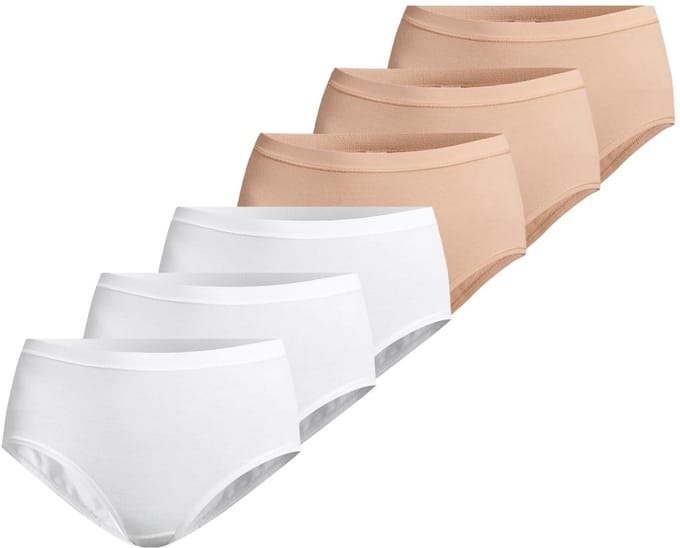 Conta Dames maxi slip 6 pack Feinripp