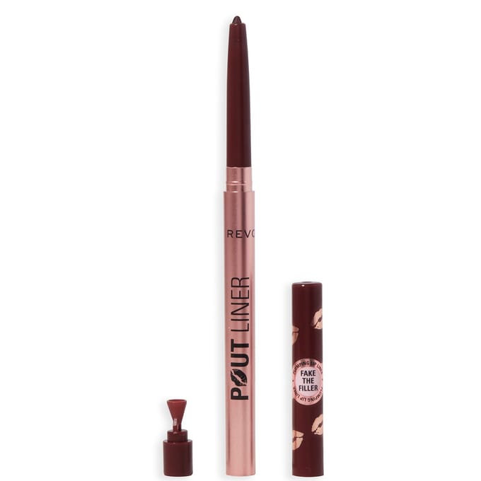 Makeup Revolution Pout Bomb Plumping Lip Liner 0.2g (Various Shades) - Deepest Mauve
