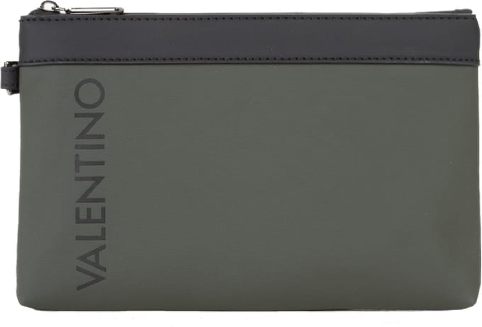 VALENTINO accessoiretas Dragonhawk Soft Cosmetic Case Milit / Nero donkergroen