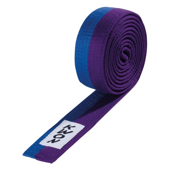 Budō riem 2 kleuren Kwon
