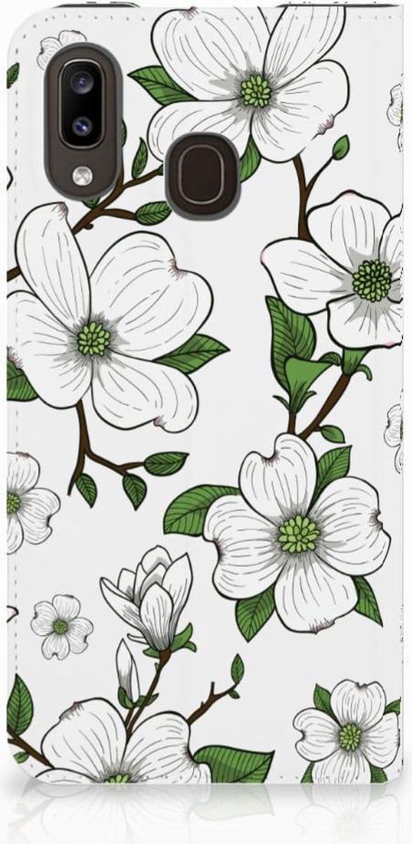 Samsung Galaxy A30 Smart Cover Dogwood Flowers